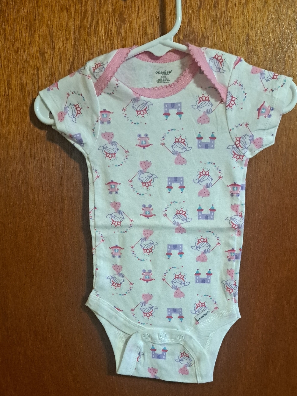 NWOT Princess/Castle Onesie Size 3-6 Months